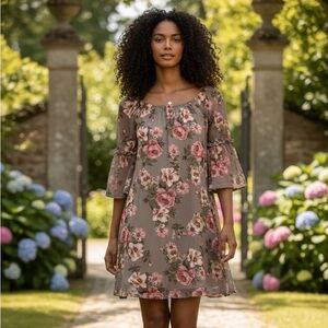 Potter’s Pot Floral Dress